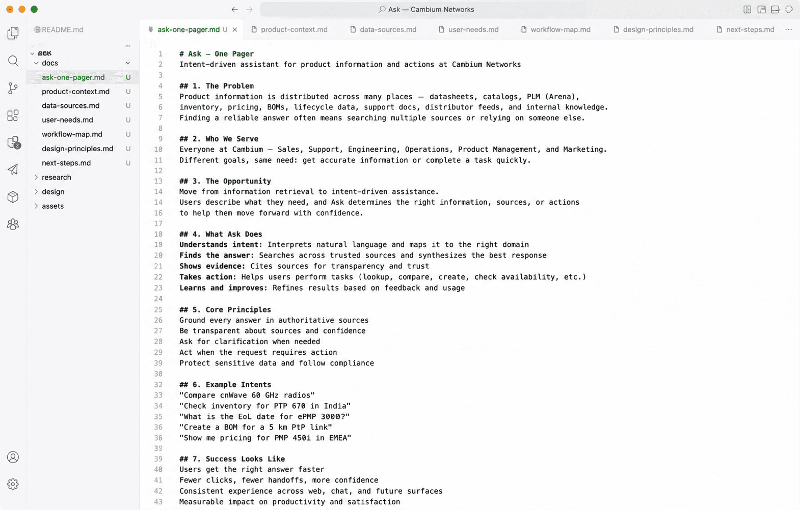 Product knowledge scattered across specs, datasheets, lifecycle, and support systems